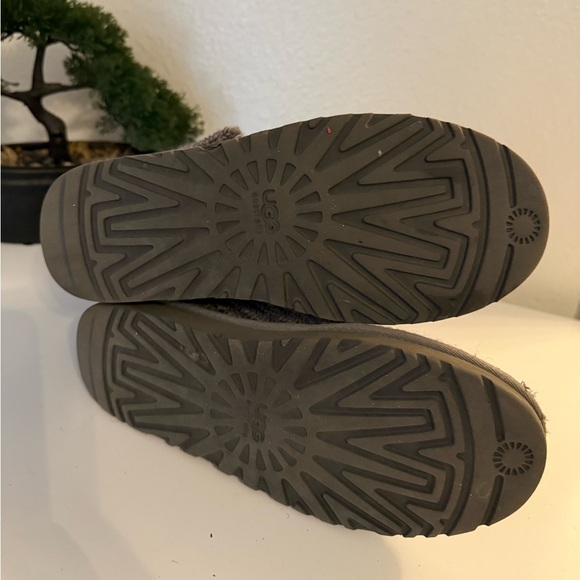 UGG Charcoal Knit Button Boots - Picture 6 of 8